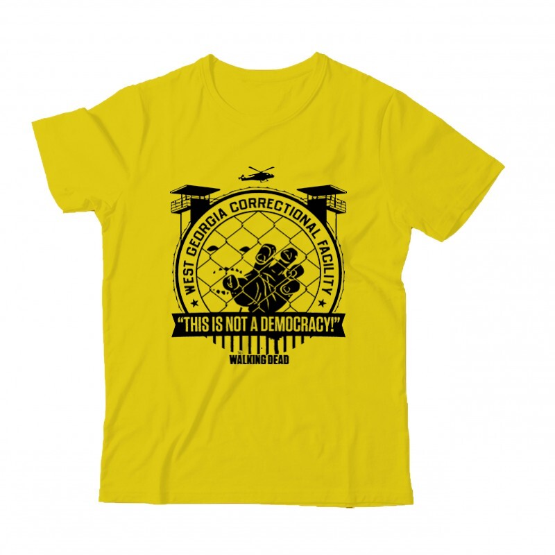 Not a Democracy - Walking dead Gyermek Póló