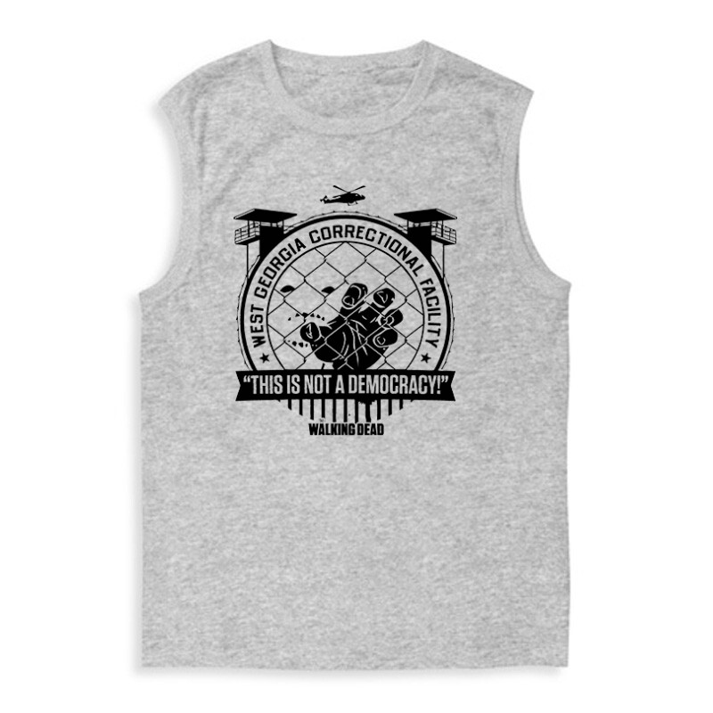 Not a Democracy - Walking dead Férfi Trikó