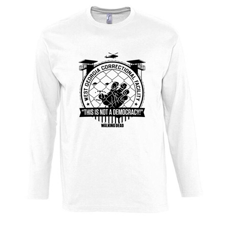 Not a Democracy - Walking dead Hosszú Ujjú Póló