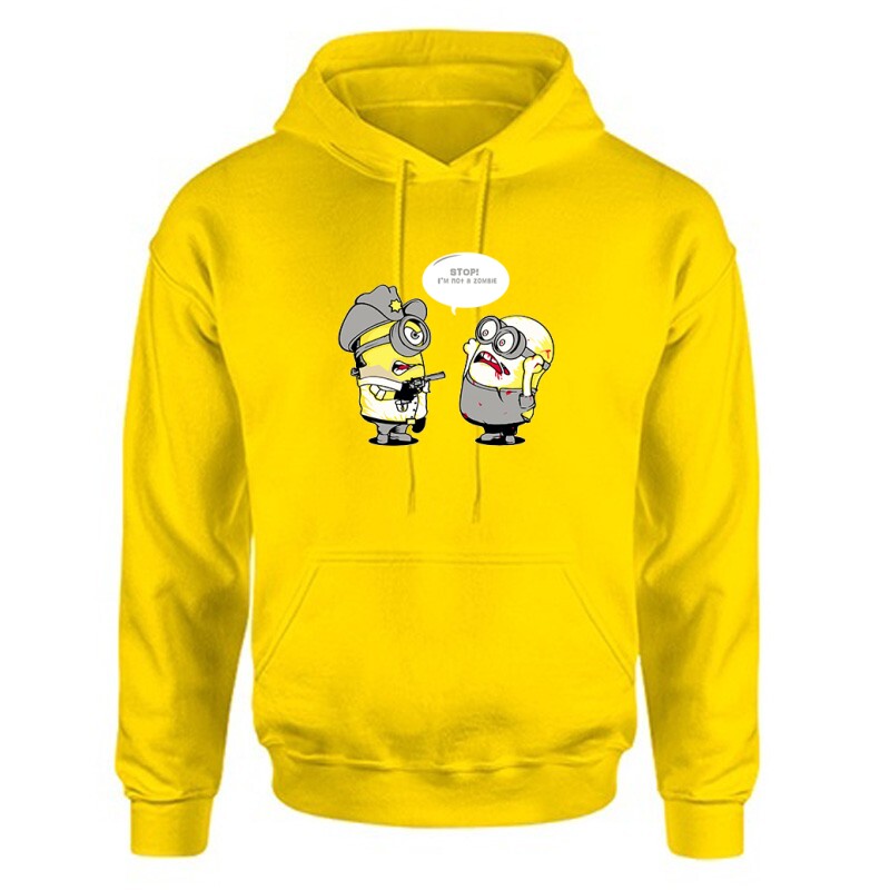 Not Zombie Minion Unisex Kapucnis Pulcsi