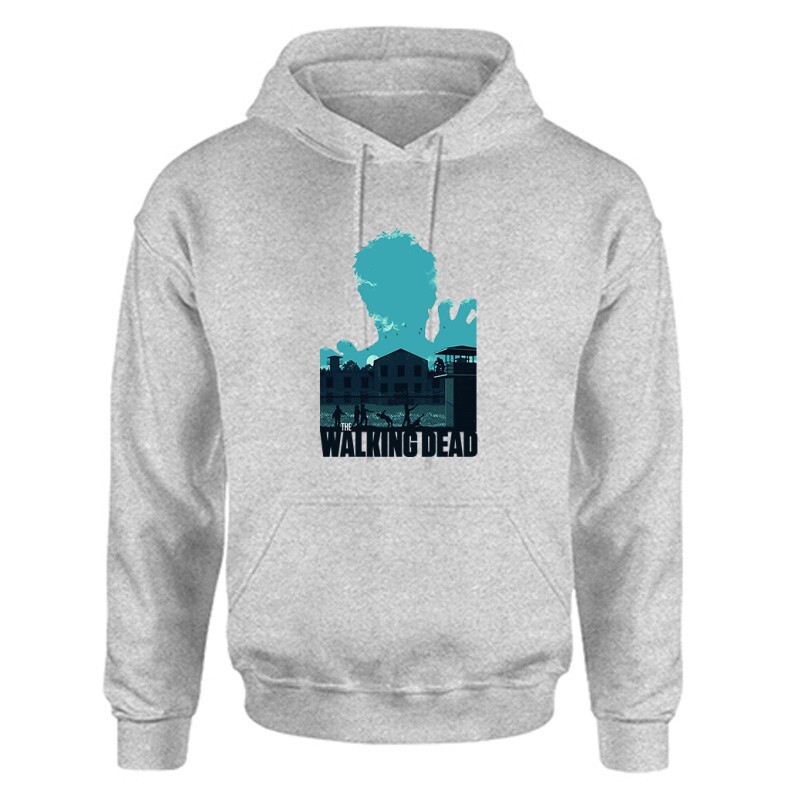 Walking Dead - Prison Unisex Kapucnis Pulcsi