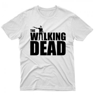 Walking dead logo with Rick...