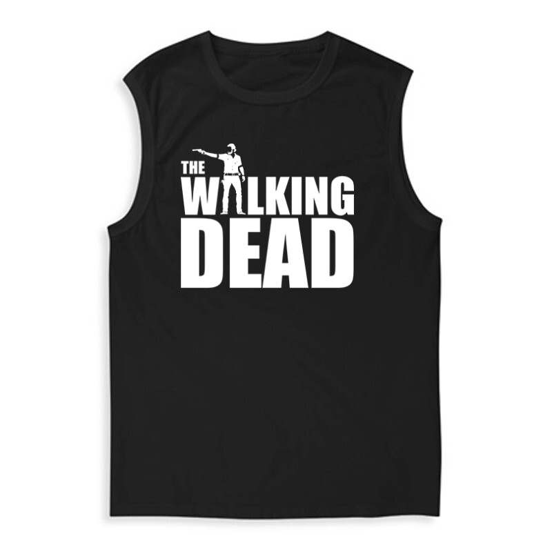 Walking dead logo with Rick Férfi Trikó