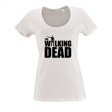 Walking dead logo with Rick...