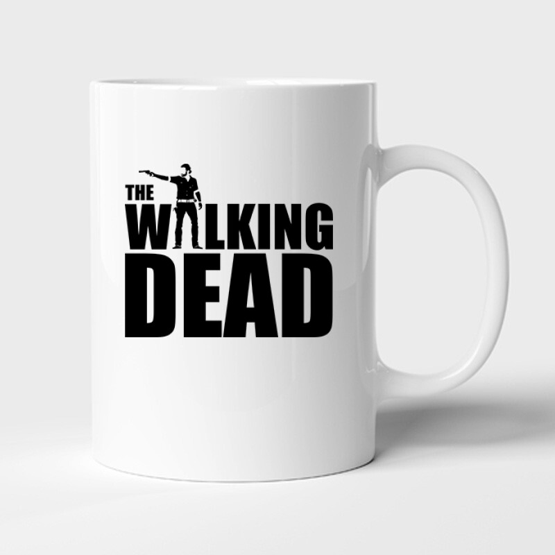 Walking dead logo with Rick Bögre