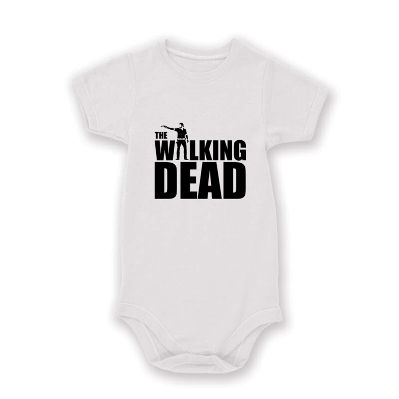 Walking dead logo with Rick Baby Body