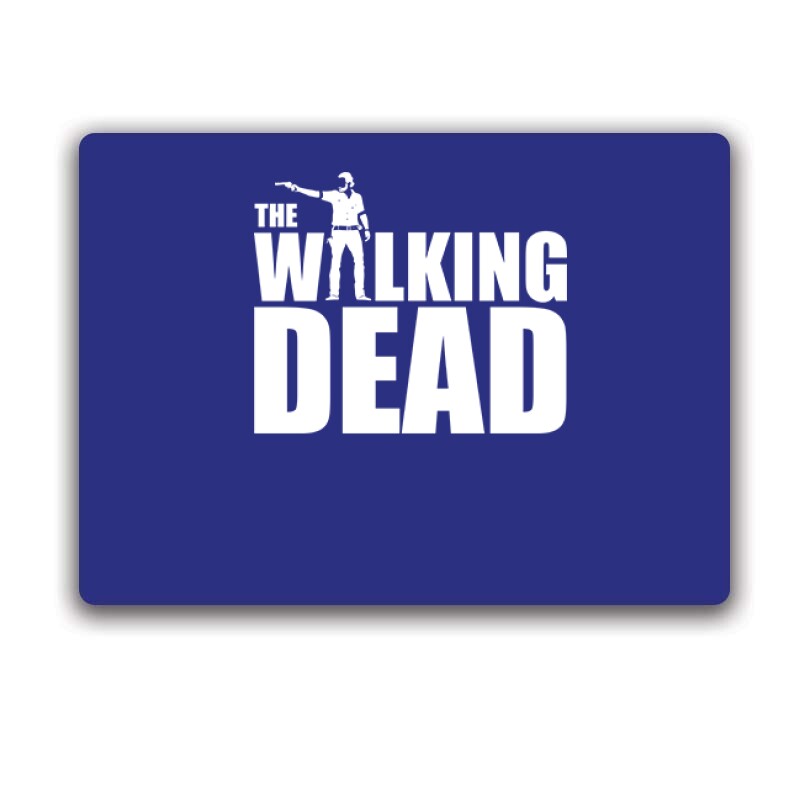 Walking dead logo with Rick Egérpad