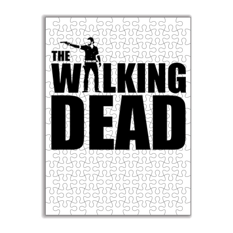 Walking dead logo with Rick Puzzle