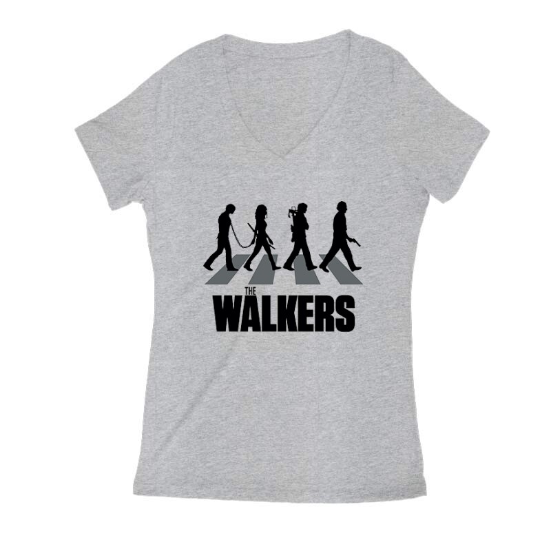 The Walkers Női V Kivágott póló