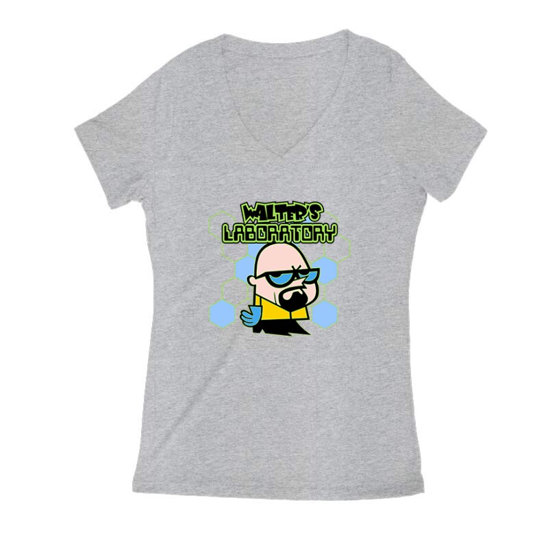 Walter's Laboratory Breaking Bad Női V Kivágott póló