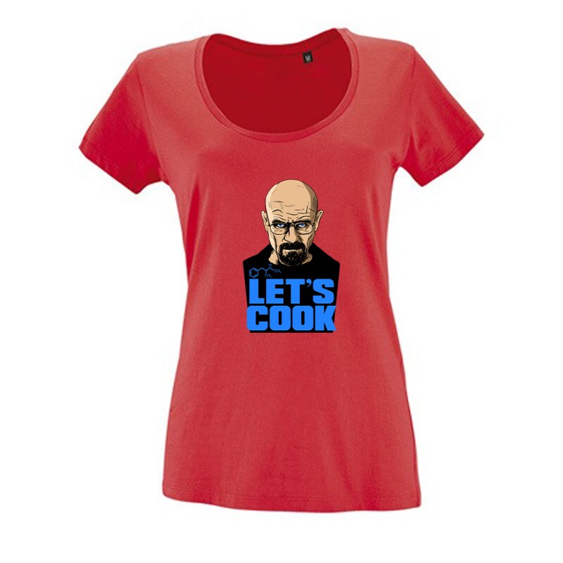Let's Cook  Breaking Bad Női O Nyakú Póló