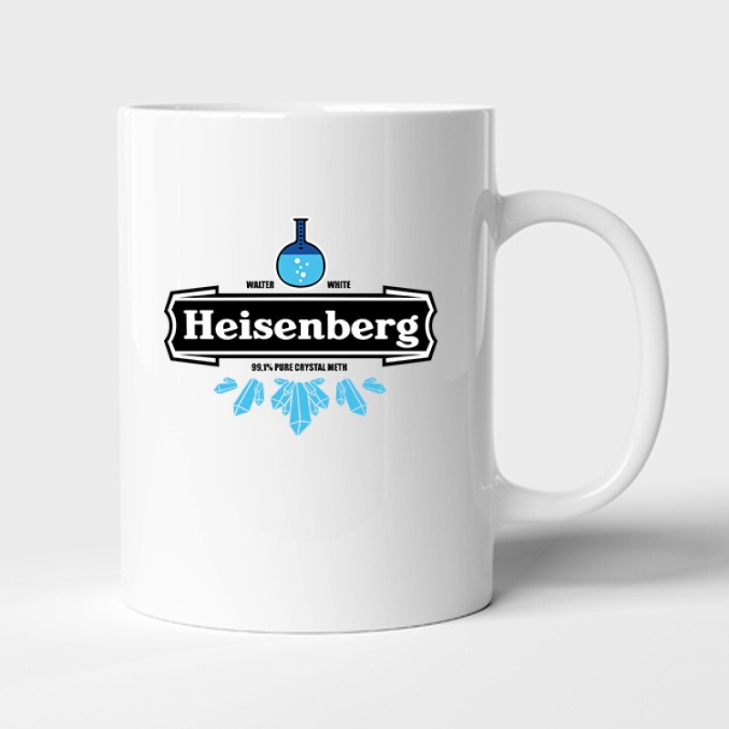 Heisenberg Blue Logo Bögre