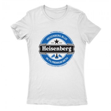 Heisenberg Blue Logo2 Női Póló