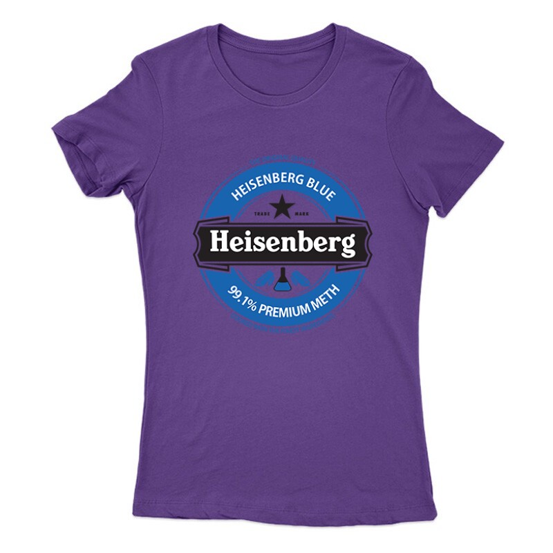Heisenberg Blue Logo2 Női Póló