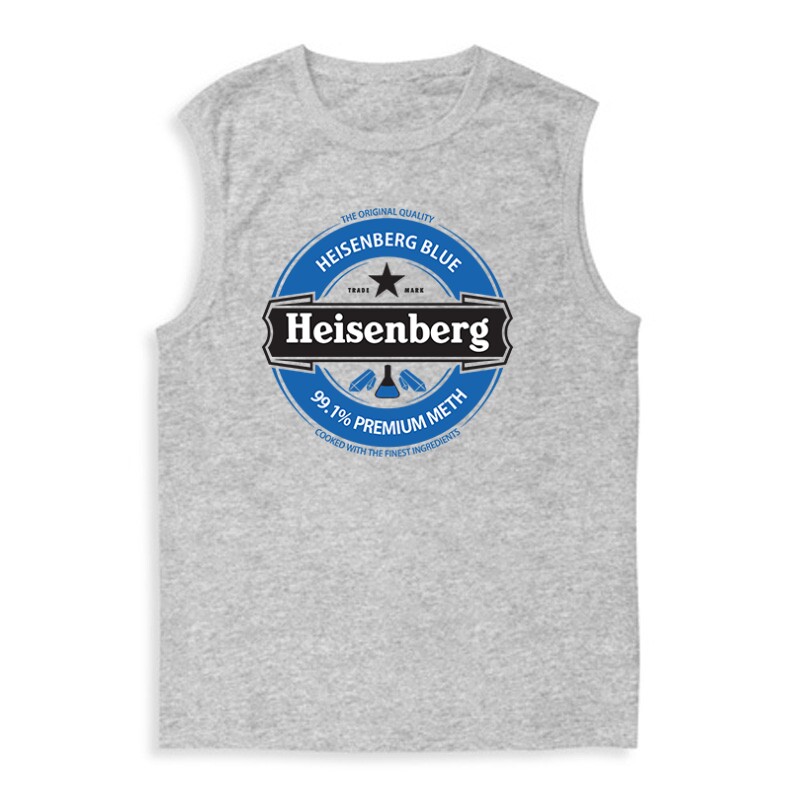 Heisenberg Blue Logo2 Férfi Trikó