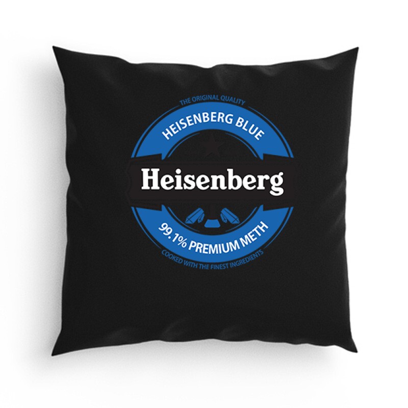 Heisenberg Blue Logo2 Párna
