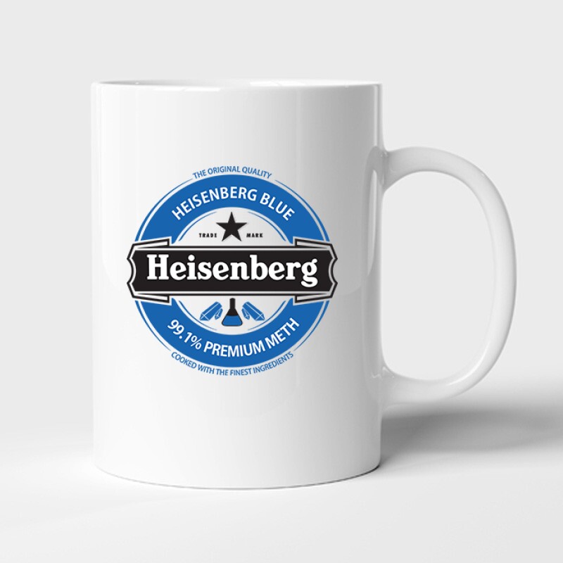 Heisenberg Blue Logo2 Bögre