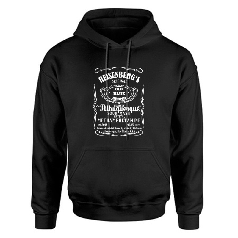 Heisenberg whiskey label Unisex Kapucnis Pulcsi