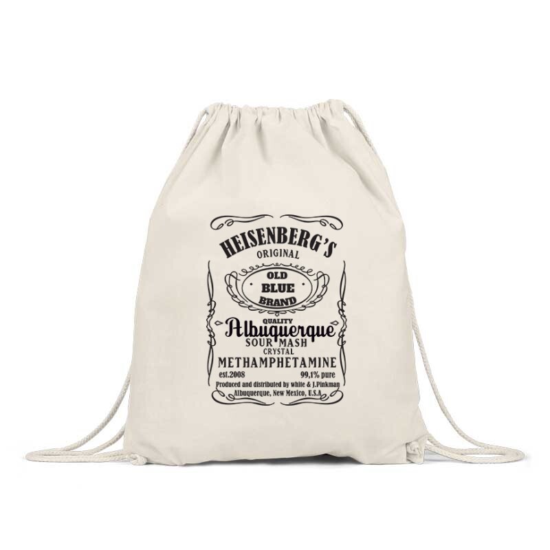 Heisenberg whiskey label Hátizsák