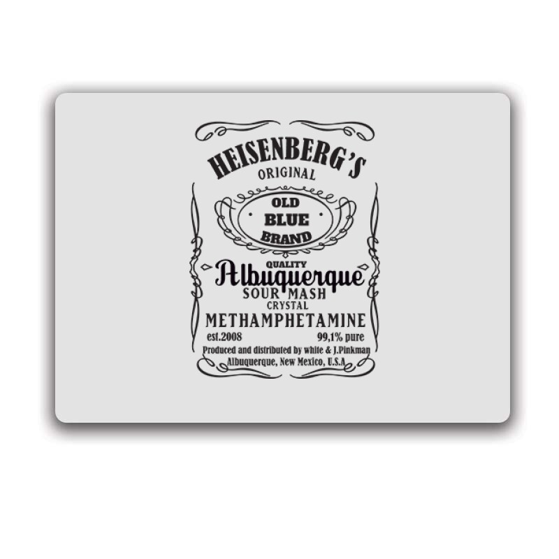 Heisenberg whiskey label Egérpad