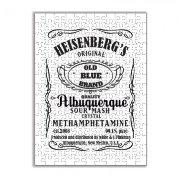Heisenberg whiskey label...