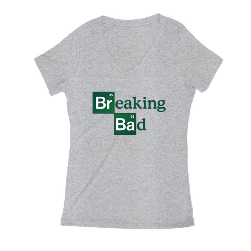 Breaking Bad Logo Női V Kivágott póló