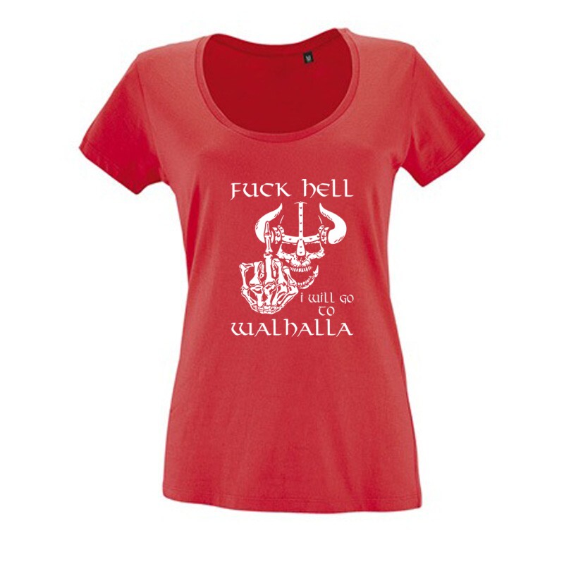 Go to Valhalla Női O Nyakú Póló