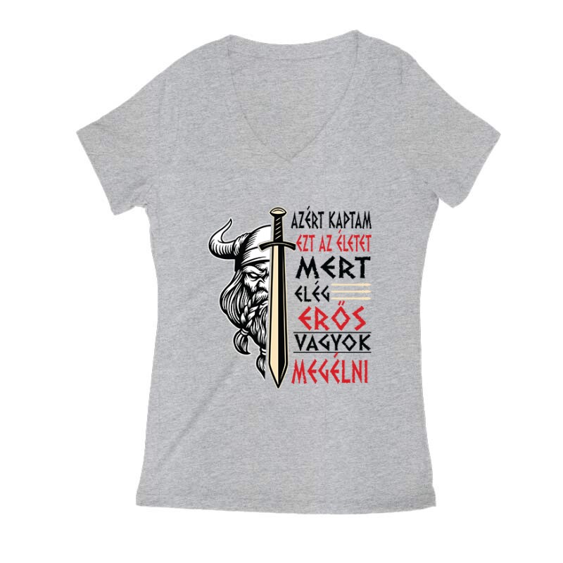Viking Élet Női V Kivágott póló