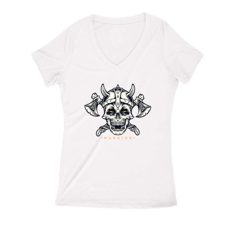 Viking Warrior Női V Kivágott póló
