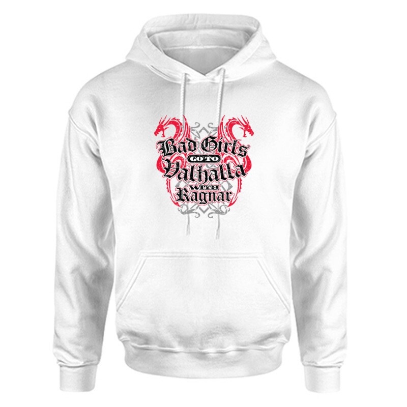 Bad Girls Go to Valhalla Unisex Kapucnis Pulcsi