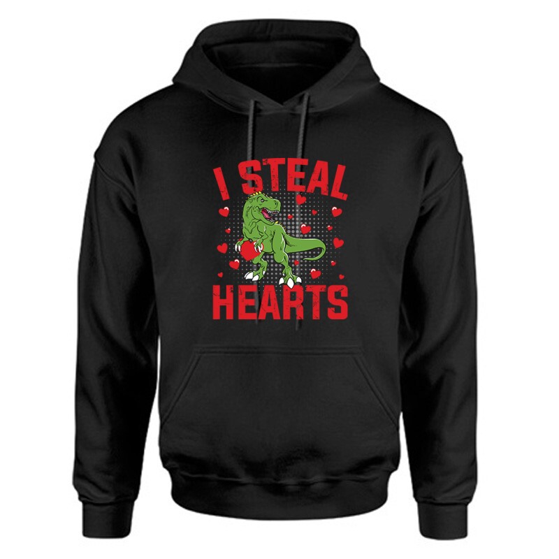 I Steal Hearts Unisex Kapucnis Pulcsi
