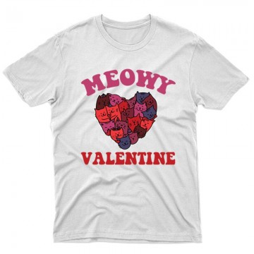 Meowy Valentine Unisex Póló