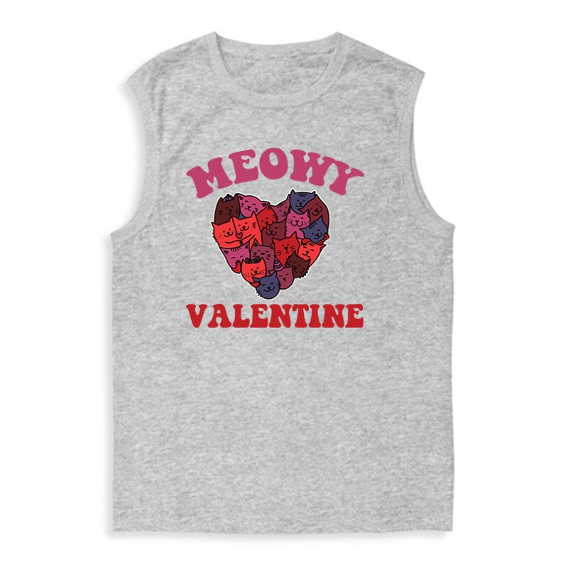 Meowy Valentine Férfi Trikó