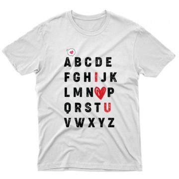 ABC I love you Unisex Póló