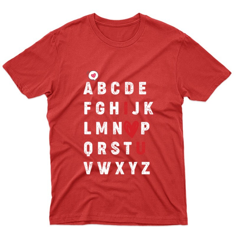 ABC I love you Unisex Póló