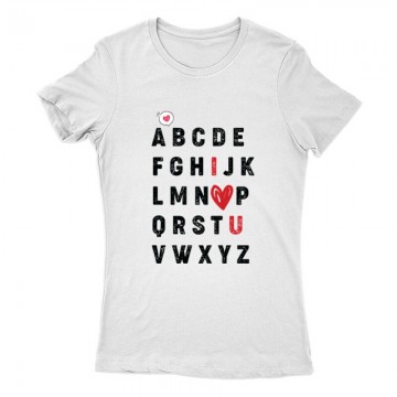 ABC I love you Női Póló