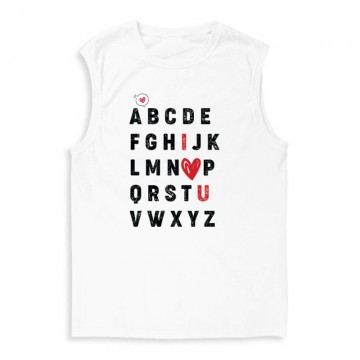 ABC I love you Férfi Trikó