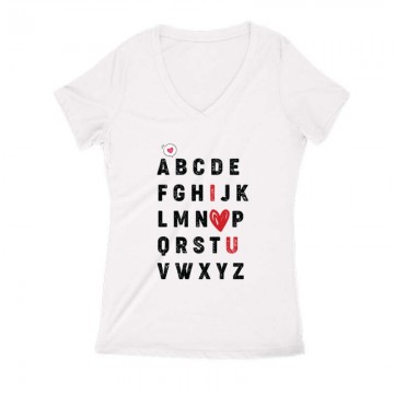 ABC I love you Női V...