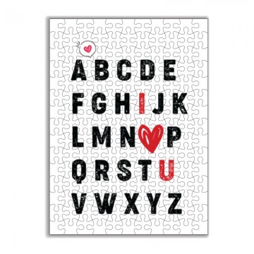 ABC I love you Puzzle