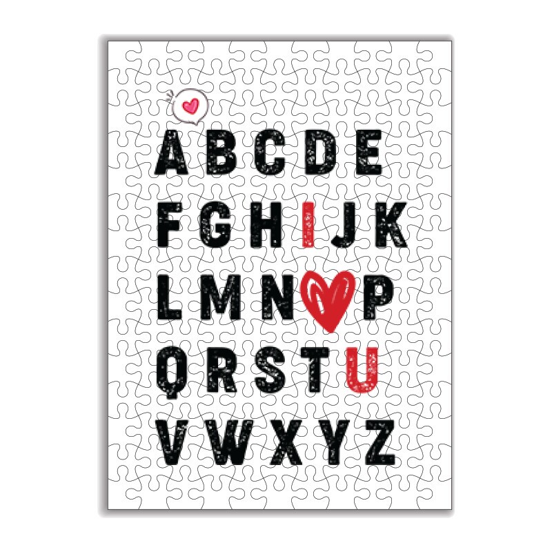 ABC I love you Puzzle