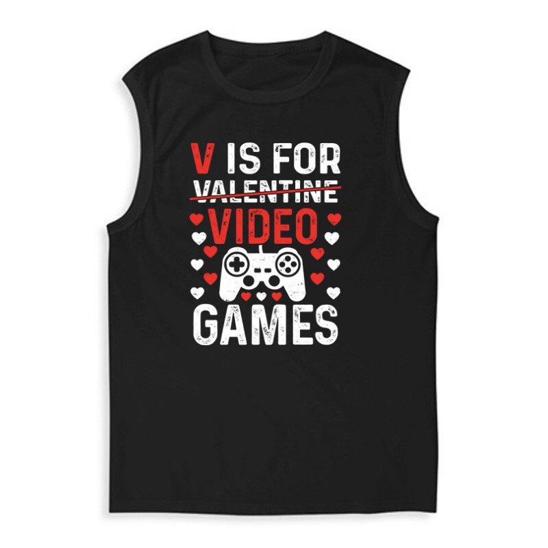 V is for Video Game Férfi Trikó