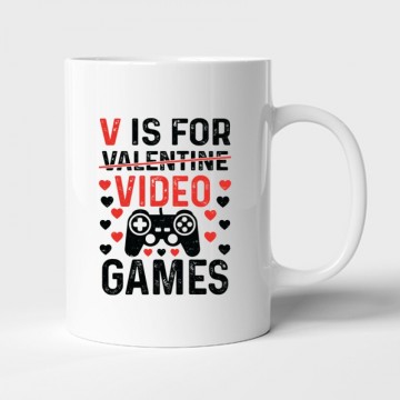 V is for Video Game Bögre