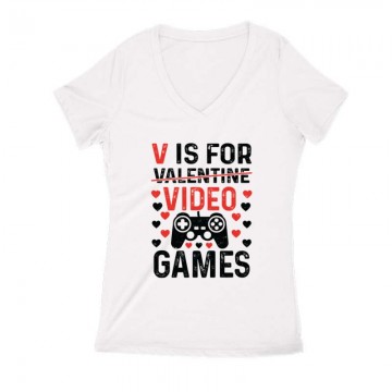 V is for Video Game Női V...