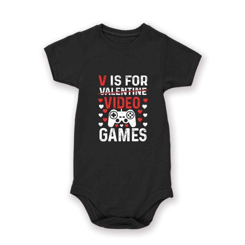V is for Video Game Baby Body