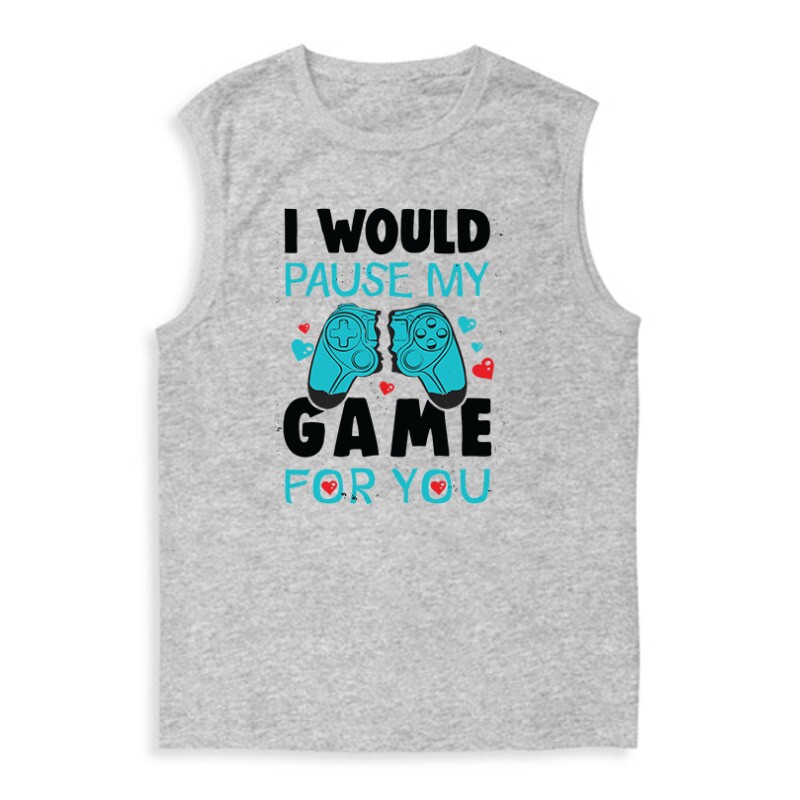 i Would pause my game for you Férfi Trikó