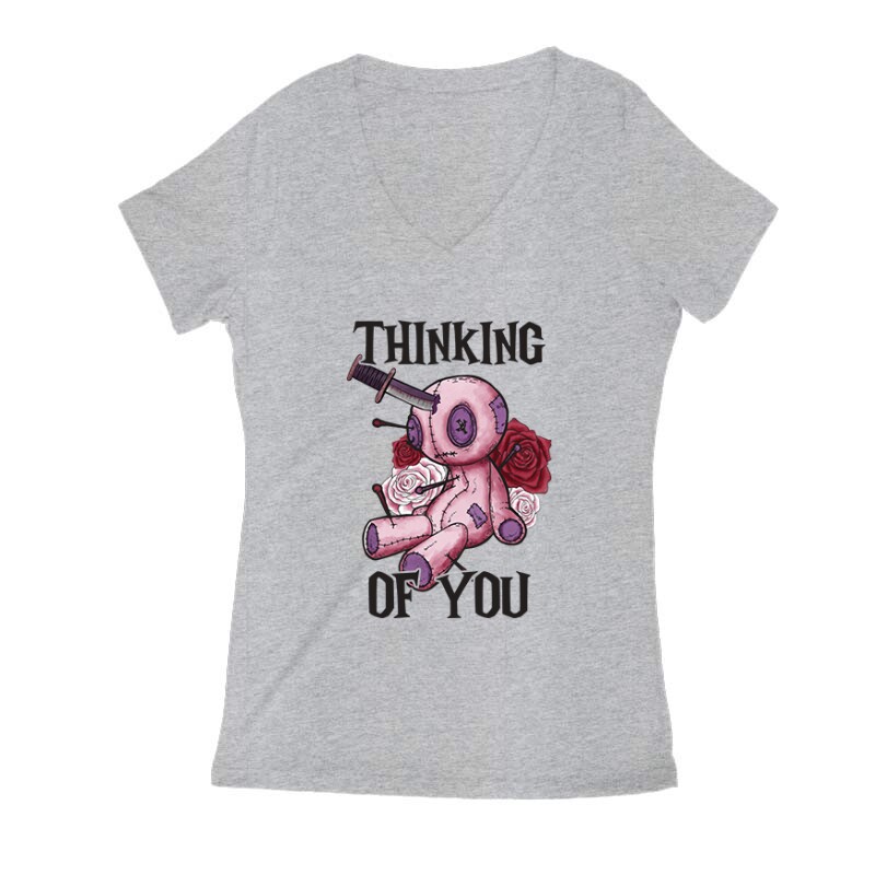 Thinking of you Női V Kivágott póló