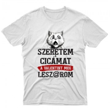 Szeretem a cicámat Unisex Póló