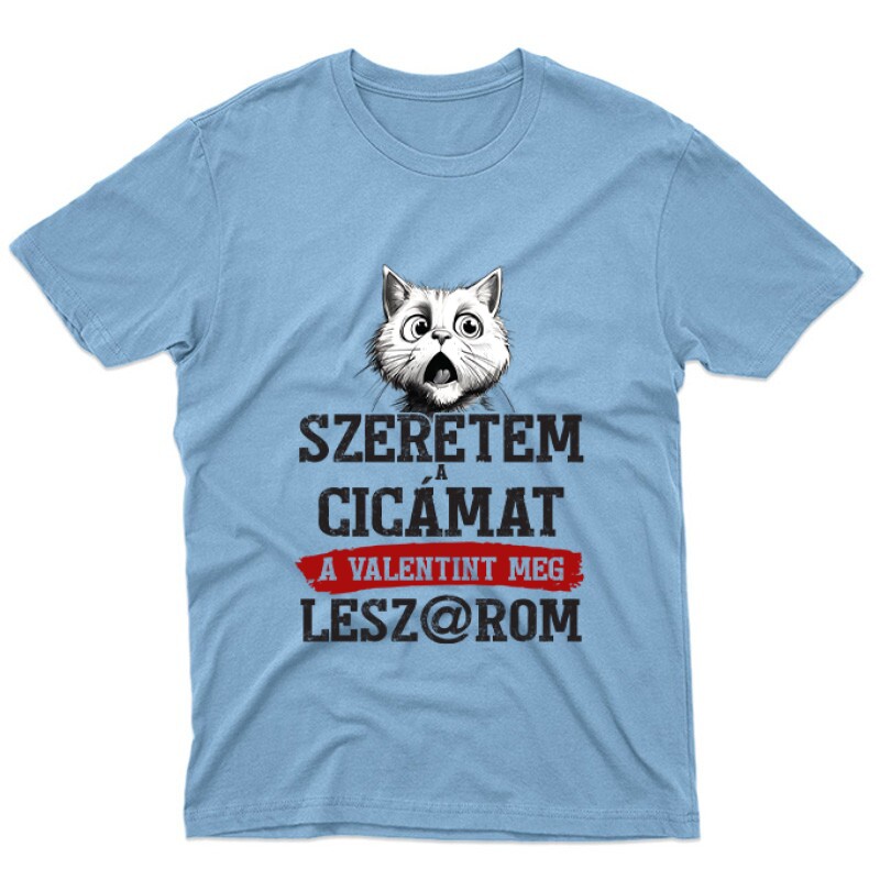 Szeretem a cicámat Unisex Póló