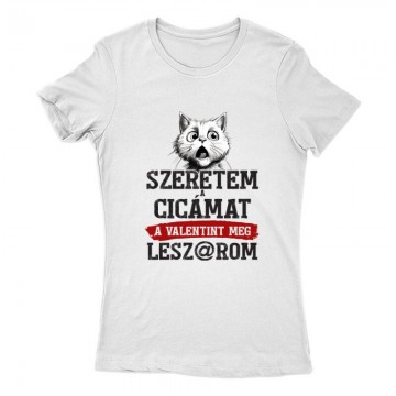 Szeretem a cicámat Női Póló