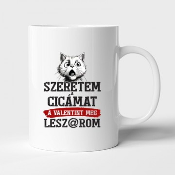 Szeretem a cicámat Bögre